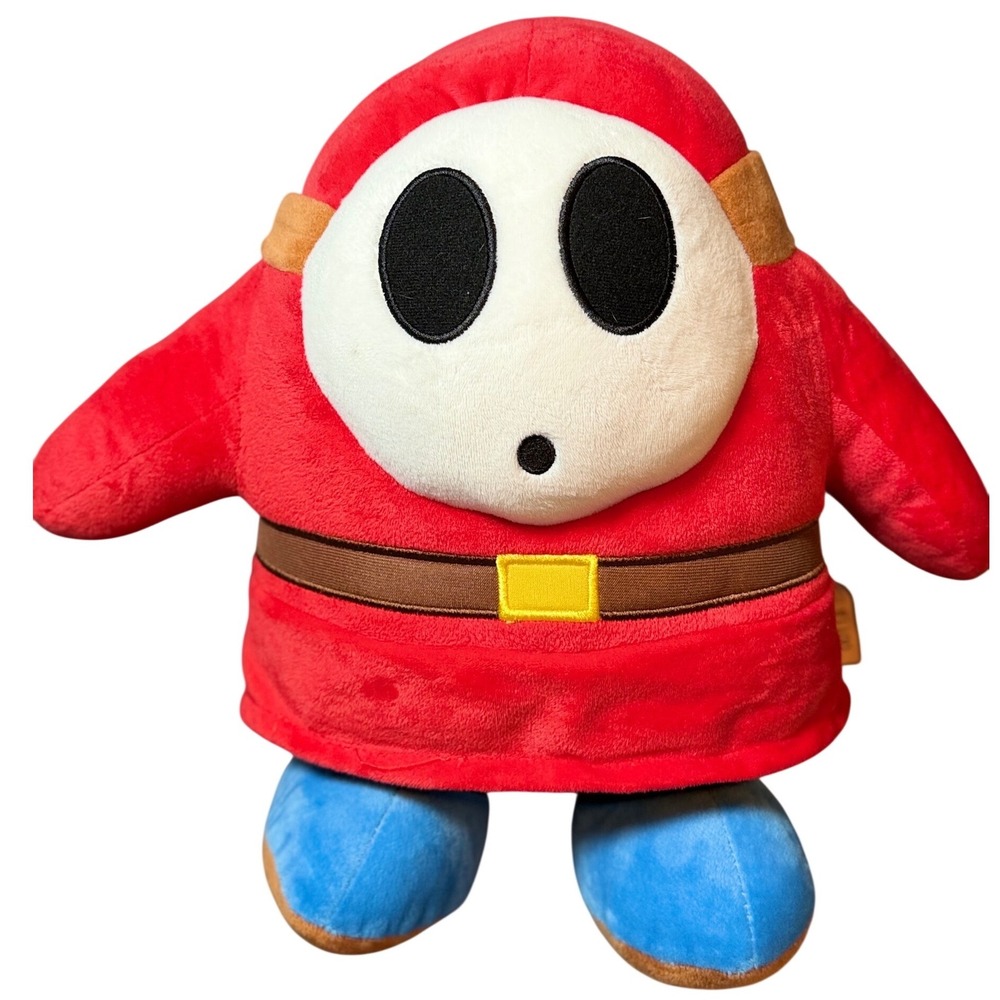 Nintendo Super Mario Shy Guy Plush Red Stuffed Toy Collectible